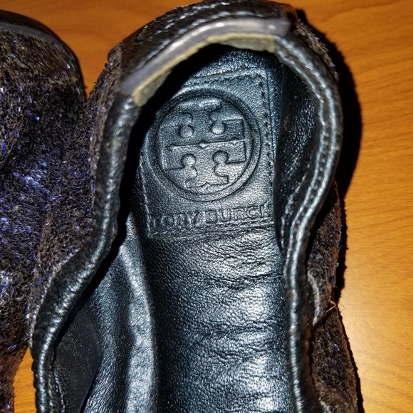 Tory Burch Eddie ballet flat, navy, size 8 - Picture 7 of 8